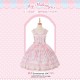 Mademoiselle Pearl Sanrio My Melody Rose Themed Apron Top Skirt Set JSKs and OPs(Reservation/Full Payment Without Shipping)